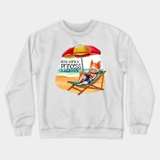 Gosh being a Princess is exhausting Crewneck Sweatshirt